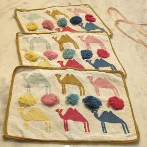 Anthropologie Pillow Covers- Set Of 3